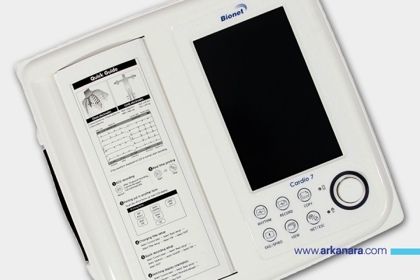 الکتروکاردیوگراف 12 کاناله (ECG / نوار قلب) Bionet مدل Cardio7